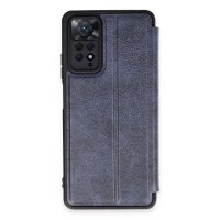 Newface Xiaomi Redmi Note 11 Pro Kılıf Flip Cover - Lacivert