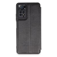 Newface Xiaomi Redmi Note 11 Pro Kılıf Flip Cover - Siyah