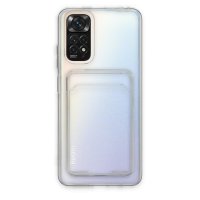 Newface Xiaomi Redmi Note 11 Pro Kılıf Kart Şeffaf Silikon - Şeffaf