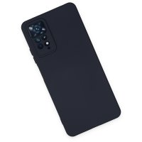 Newface Xiaomi Redmi Note 11 Pro Kılıf Nano içi Kadife Silikon - Lacivert