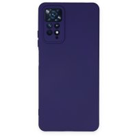 Newface Xiaomi Redmi Note 11 Pro Kılıf Nano içi Kadife Silikon - Mor