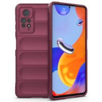 Newface Xiaomi Redmi Note 11 Pro Kılıf Optimum Silikon - Bordo