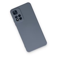 Newface Xiaomi Redmi Note 11 Pro Plus 5G Kılıf Nano içi Kadife Silikon - Gri