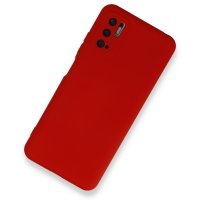 Newface Xiaomi Redmi Note 11 SE Kılıf Nano içi Kadife Silikon - Kırmızı