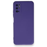 Newface Xiaomi Redmi Note 11 SE Kılıf Nano içi Kadife Silikon - Mor