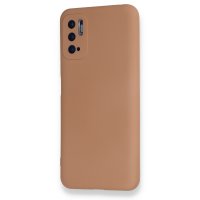 Newface Xiaomi Redmi Note 11 SE Kılıf Nano içi Kadife Silikon - Pudra