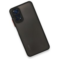 Newface Xiaomi Redmi Note 11S Kılıf Montreal Silikon Kapak - Siyah