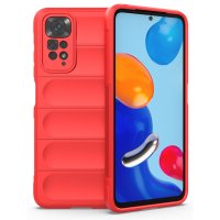 Newface Xiaomi Redmi Note 11S Kılıf Optimum Silikon - Kırmızı