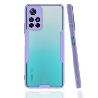 Newface Xiaomi Redmi Note 11T Kılıf Platin Silikon - Lila