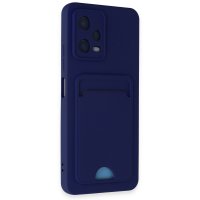 Newface Xiaomi Redmi Note 12 4G Kılıf Kelvin Kartvizitli Silikon - Lacivert