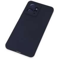 Newface Xiaomi Redmi Note 12 4G Kılıf Nano içi Kadife Silikon - Lacivert