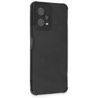 Newface Xiaomi Redmi Note 12 5G Kılıf Loop Deri Silikon - Siyah