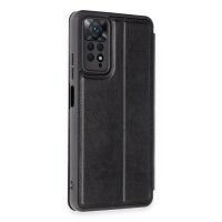 Newface Xiaomi Redmi Note 12 Pro 4G Kılıf Flip Cover - Siyah