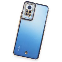 Newface Xiaomi Redmi Note 12 Pro 4G Kılıf Liva Lens Silikon - Mavi