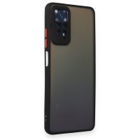 Newface Xiaomi Redmi Note 12 Pro 4G Kılıf Montreal Silikon Kapak - Siyah