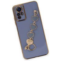 Newface Xiaomi Redmi Note 12S Kılıf Esila Silikon - Gri