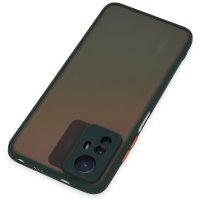 Newface Xiaomi Redmi Note 12S Kılıf Montreal Silikon Kapak - Yeşil