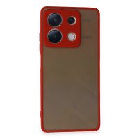 Newface Xiaomi Redmi Note 13 4G Kılıf Montreal Silikon Kapak - Kırmızı