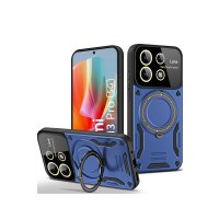 Newface Xiaomi Redmi Note 13 Pro 4G Kılıf Joy Lens Standlı Kapak - Lacivert