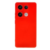 Newface Xiaomi Redmi Note 13 Pro 4G Kılıf Nano içi Kadife Silikon - Kırmızı