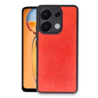 Newface Xiaomi Redmi Note 13 Pro 5G Kılıf Aras Deri Kapak - Kırmızı