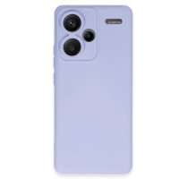 Newface Xiaomi Redmi Note 13 Pro Plus Kılıf Nano içi Kadife Silikon - Lila