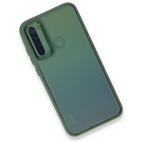 Newface Xiaomi Redmi Note 8 Kılıf Dora Kapak - Haki Yeşil