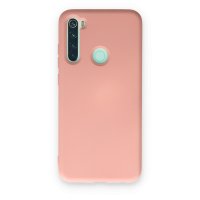 Newface Xiaomi Redmi Note 8 Kılıf Nano içi Kadife Silikon - Pudra