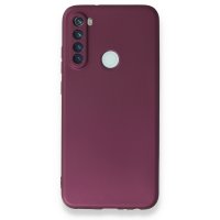 Newface Xiaomi Redmi Note 8 Kılıf First Silikon - Mürdüm