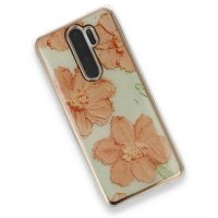 Newface Xiaomi Redmi Note 8 Pro Kılıf Çiçekli Silikon - Rose