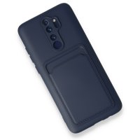 Newface Xiaomi Redmi Note 8 Pro Kılıf Kelvin Kartvizitli Silikon - Lacivert