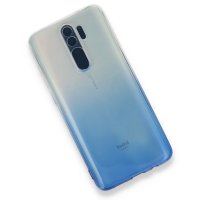 Newface Xiaomi Redmi Note 8 Pro Kılıf Lüx Çift Renkli Silikon - Mavi