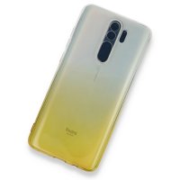 Newface Xiaomi Redmi Note 8 Pro Kılıf Lüx Çift Renkli Silikon - Sarı