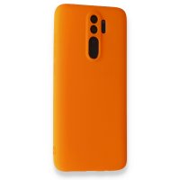 Newface Xiaomi Redmi Note 8 Pro Kılıf First Silikon - Turuncu