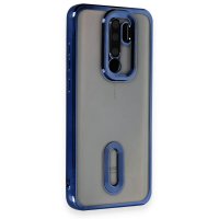 Newface Xiaomi Redmi Note 8 Pro Kılıf Slot Silikon - Mavi