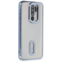 Newface Xiaomi Redmi Note 8 Pro Kılıf Slot Silikon - Sierra Blue