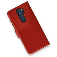 Newface Xiaomi Redmi Note 8 Pro Kılıf Trend S Plus Kapaklı Kılıf - Kırmızı