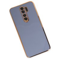 Newface Xiaomi Redmi Note 8 Pro Kılıf Volet Silikon - Mavi