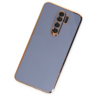 Newface Xiaomi Redmi Note 8 Pro Kılıf Volet Silikon - Mavi