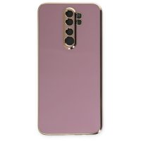 Newface Xiaomi Redmi Note 8 Pro Kılıf Volet Silikon - Mor