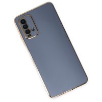 Newface Xiaomi Redmi Note 9 4G Kılıf Volet Silikon - Mavi