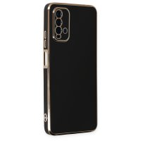 Newface Xiaomi Redmi Note 9 4G Kılıf Volet Silikon - Siyah