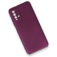 Newface Xiaomi Redmi 9T Kılıf First Silikon - Mürdüm