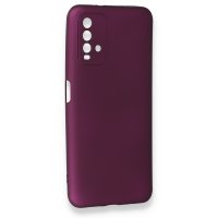 Newface Xiaomi Redmi 9T Kılıf First Silikon - Mürdüm