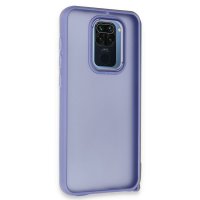 Newface Xiaomi Redmi Note 9 Kılıf Elegant Kapak - Açık Mavi