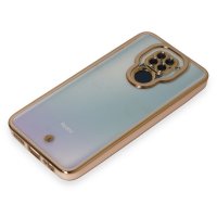 Newface Xiaomi Redmi Note 9 Kılıf Liva Lens Silikon - Pudra