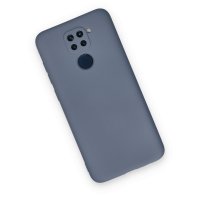 Newface Xiaomi Redmi Note 9 Kılıf Nano içi Kadife Silikon - Gri