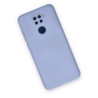 Newface Xiaomi Redmi Note 9 Kılıf Nano içi Kadife Silikon - Lila