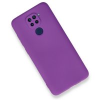 Newface Xiaomi Redmi Note 9 Kılıf First Silikon - Mor