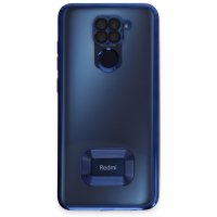 Newface Xiaomi Redmi Note 9 Kılıf Slot Silikon - Mavi